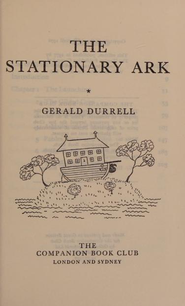 The Stationary Ark : Gerald Durrell : Free Download, Borrow, and 